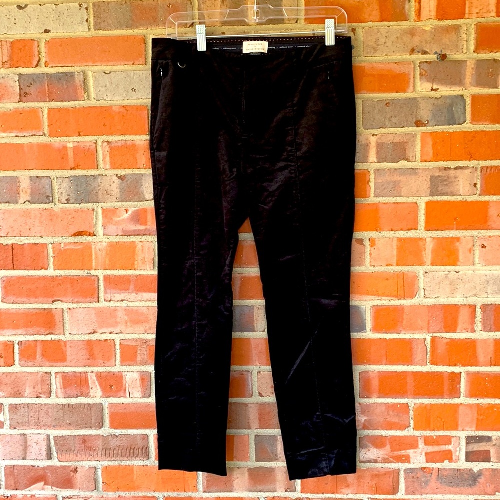 The essential Slim for Anthropologie velvet Audrey Hephburn pant